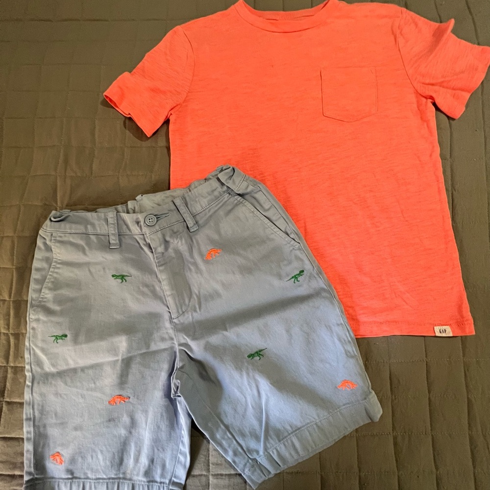 ⭐️3/$30⭐️ Cute dino outfit for boys size 10